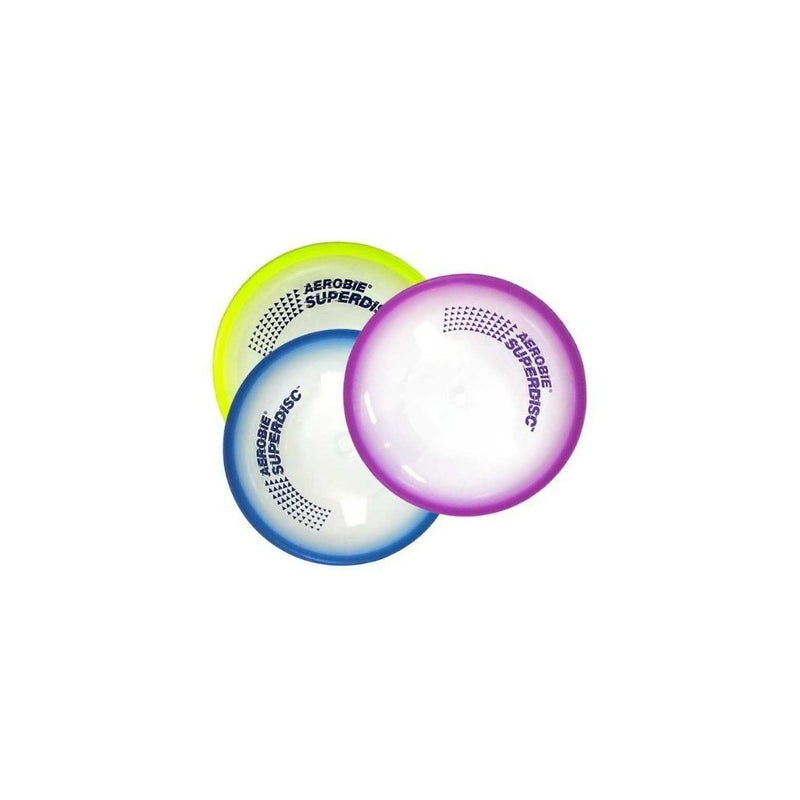 Aerobie Superdisc, 10 inch diameter, Made in USA, Pack of 3