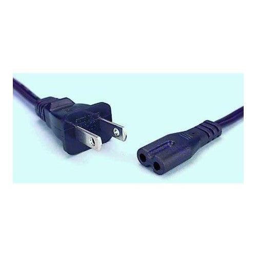 1' 18GA Non-polarized C8-style Power Cord
