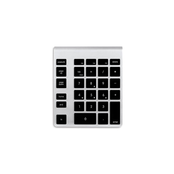 Newer Tech Wireless Aluminum Keypad, Black Keys (NWTKPA28BTB)