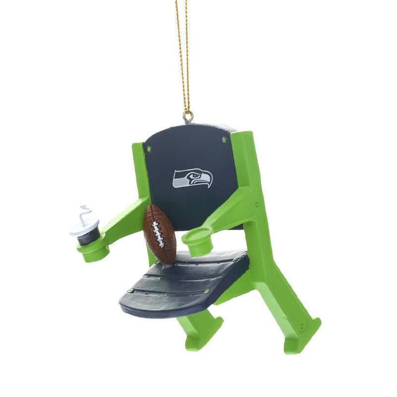Team Sports America Seattle Seahawks Stadium Chair Ornament
