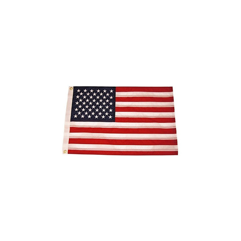 12x18 Inch Yacht Boat Ensign Nautical US USA American Flag Fully Sewn 2ply