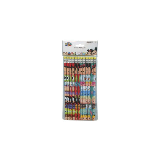 Tsum Tsum 12pk Pencil in Poly Bag & Header