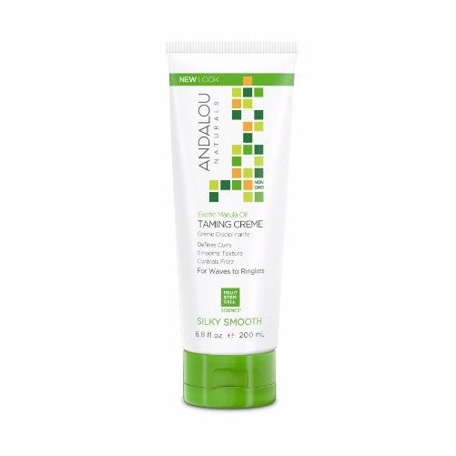 Andalou Naturals Exotic Marula Oil Silky Smooth, Taming Creme, 6.8 Fluid Ounce