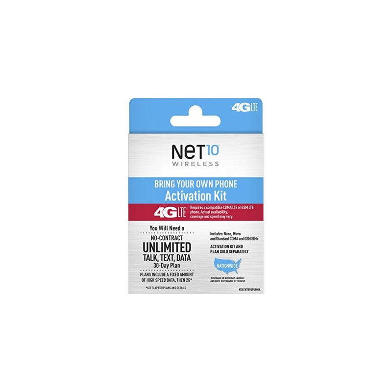 Net10 - Bring Your Own Phone SIM Card Kit