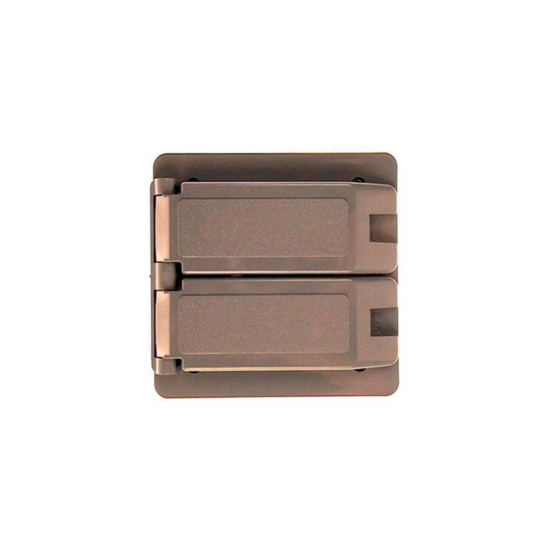 Lamson E9G2DDN-CAR Carlon Two Gang Cover