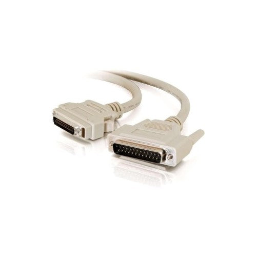 C2G/Cables to Go 06096 IEEE-1284 DB25 Male to Microcentronics 36 Male Parallel Printer Cable (10 Feet, Beige)