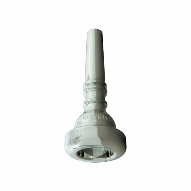 Bach 3497DW Silver Plated 7DW Cup Cornet Mouthpiece, Medium Shallow