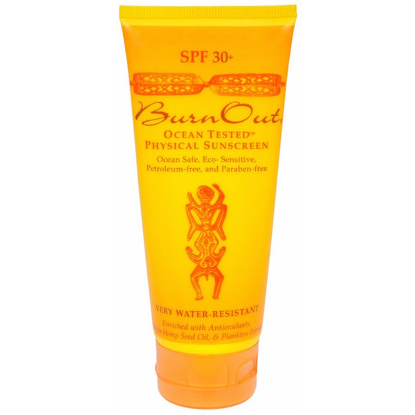 Burn Out SPF 30 Physical Sunscreen, Ocean Tested, 3.4 Ounce