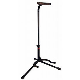 Stagg Tripod-Style Tubular Guitar Stand with Security Strap (Black)