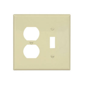 Cooper PJ18V Ivory Mid-Size Unbreakable Wallplate