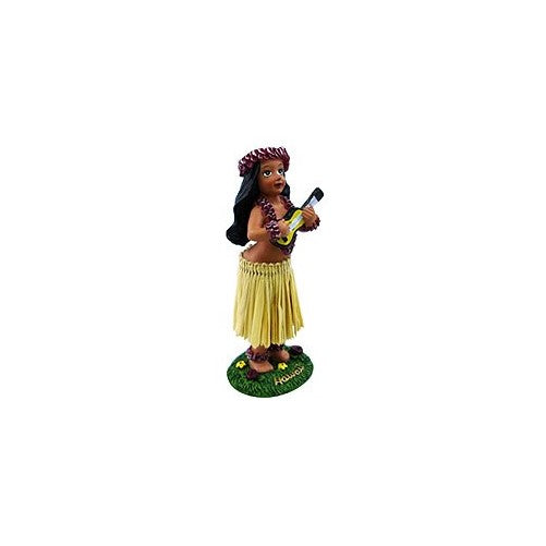 Girl with Ukulele Mini Dashboard Doll 4"