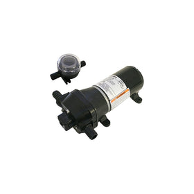 FloJet 04325143A Heavy Duty Automatic Deck Washdown Pump, 4.5 GPM, 40 PSI, 12 Volt, 6 Amp