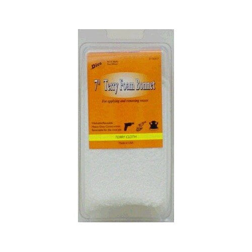 Dico Products 7410861/584-47800 Tie-On Polishing Bonnet, 7"