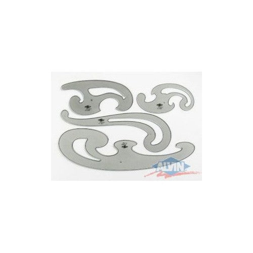 Four Piece French Curve Set