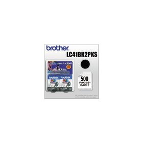 INKCART - CLM - LC41BK - 2 Pack,Black