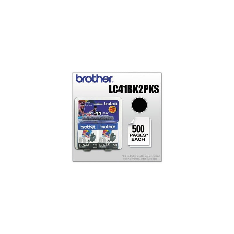 INKCART - CLM - LC41BK - 2 Pack,Black