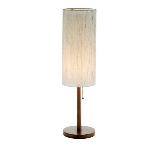 Adesso 3337-15 Hamptons 31" Table Lamp, Walnut, Smart Outlet Compatible