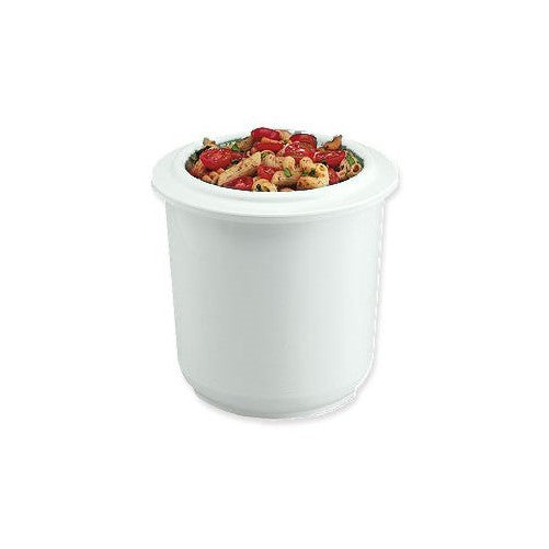 San Jamar CI7015 Chill-It Crock, 2qt Capacity, White