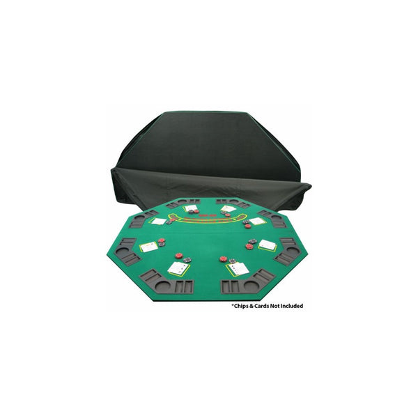 Trademark Poker Deluxe Solid Wood Poker and Blackjack Table Top with Case