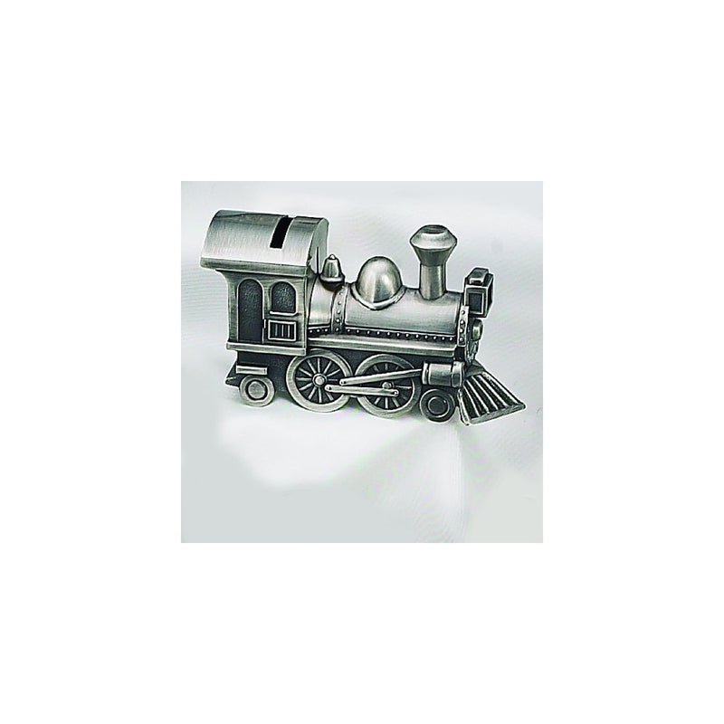 PEWTER TRAIN BANK - PEWTER TRAIN MONEY BANK [Kitchen]