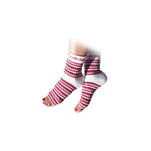 Pedi Sox Pink Stripe 1 pair