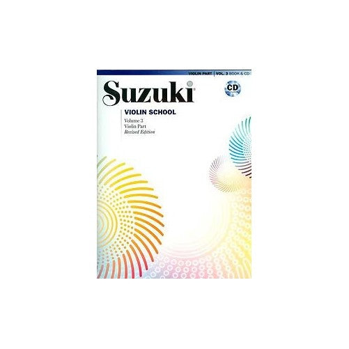Suzuki Violin School Revised Edition Violin Part Book & CD Volume 3