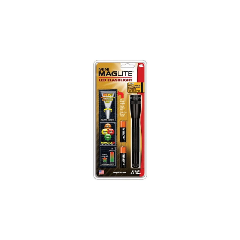 MagLITE (MAGSP2201H) Mini Maglite LED 2-Cell AA (Black)