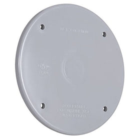 Hubbell-Bell PBC300GY Weatherproof Nonmetallic Device Cover, Blank, Round, Gray