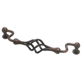 Liberty PN1790-VBR-C 192mm Kitchen Cabinet Hardware Drawer Handle Pull with Ball End Birdcage Design, Venetian Bronze