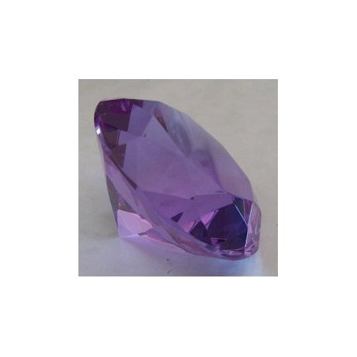 Mother's Day Special: Purple Shaped Glass Diamond Paperweight Art
