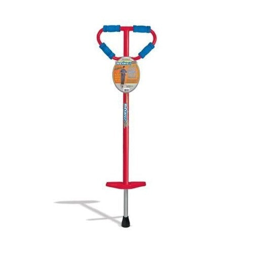Geospace Large Jumparoo Boing! II Pogo Stick by Air Kicks for Riders 90 to 160 Lbs. in Assorted Colors (Blue or Red)