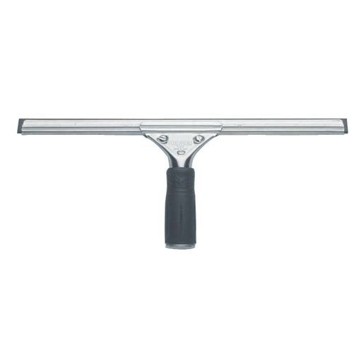 Unger PR45 Pro Stainless Steel Window Squeegee, 18 inch Wide Blade, Black Rubber