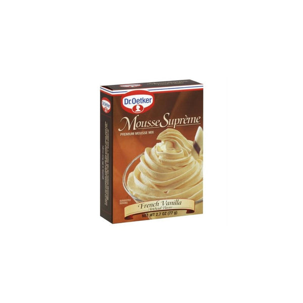 Dr.Oetker French Vanilla Mousse Supreme Mix, 2.7 Ounce (Pack of 12)