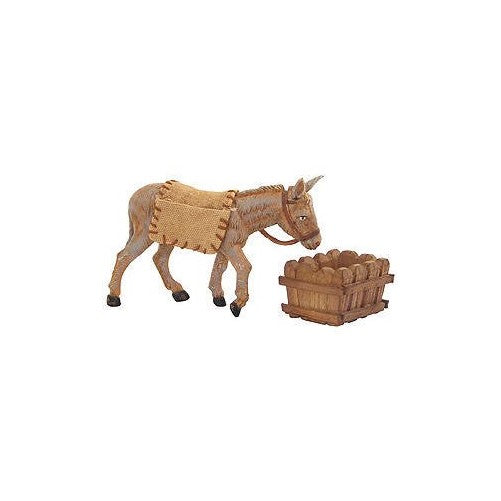 Fontanini Mary's Donkey Animal Italian Nativity Village Figurine 3 Piece Set