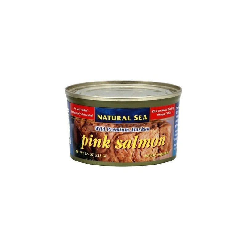 Natural Sea Premium Alaskan Pink Salmon, 7.5-Ounce Cans (Pack of 12) ( Value Bulk Multi-pack)