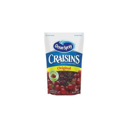 Ocean Spray, Original Craisins, Dried Cranberries, 5oz Pouch (Pack of 6)