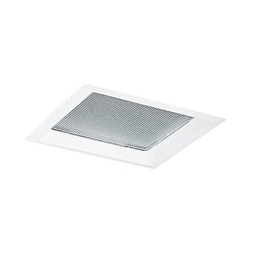 Juno Lighting Group 60-WH Crystal Diffuser 8-Inch Square Incandescent Recessed Trim, White Finish