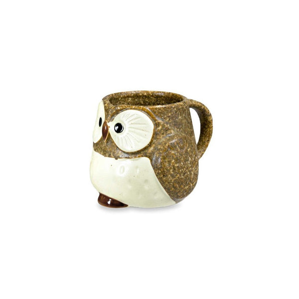 Owl Ceramic Mug (Brown)