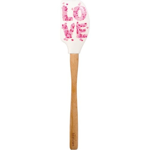 Tovolo Spatulart Love Tree Spatula, Silicone Head, Long-Lasting Color, Dishwasher Safe, Heat-Resistant 600F