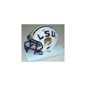 NCAA Louisiana State (LSU) Fighting Tigers White Speed Mini Helmet