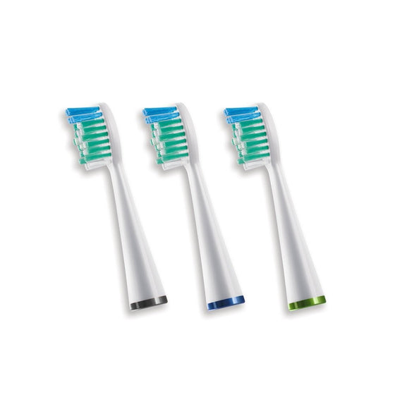 Waterpik Sensonic Toothbrush Standard Brush Head, SRRB-3W, 3 count