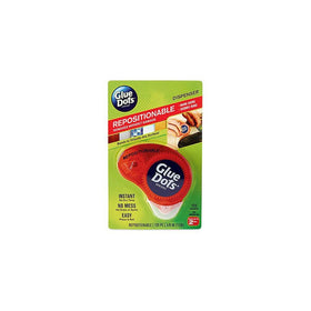 Glue Dots Adhesive Dot Dispenser with 125 (.375 Inch) Repositionable Adhesive Dots (37110)