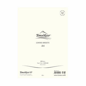 Tomoe River FP Loose Sheet, 8.27 x 11.7", 100 Sheets/Pack, Cream (TMR-A4P-Y)