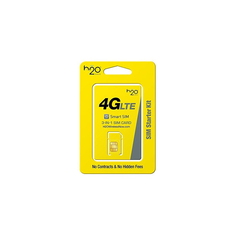 H2O Wireless Micro Sim Card with First Month Included : $30 Plan H20 Micro & Standard Size