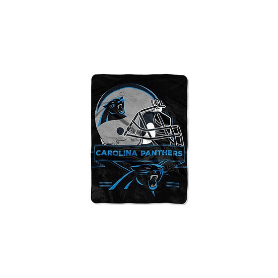 NFL Carolina Panthers "Prestige" Raschel Throw Blanket, 60" x 80"