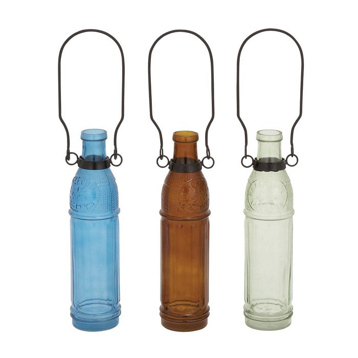 The Simple Glass Metal Bottle 3 Assorted