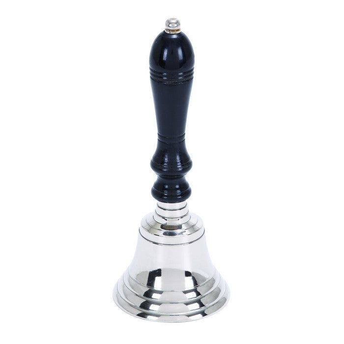 Aluminum Wood Captain's Bell, 10 Inch Height, 4 Inch Width