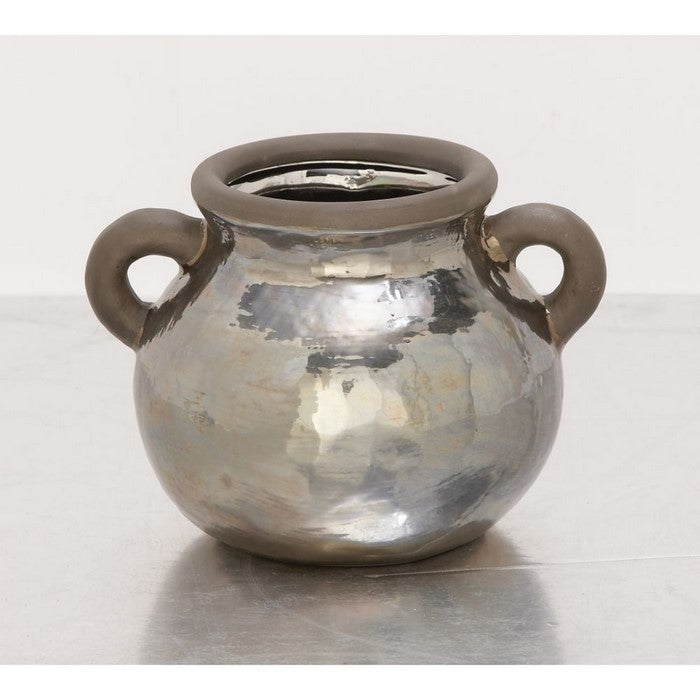 Captivating Ceramic Metallic Pot