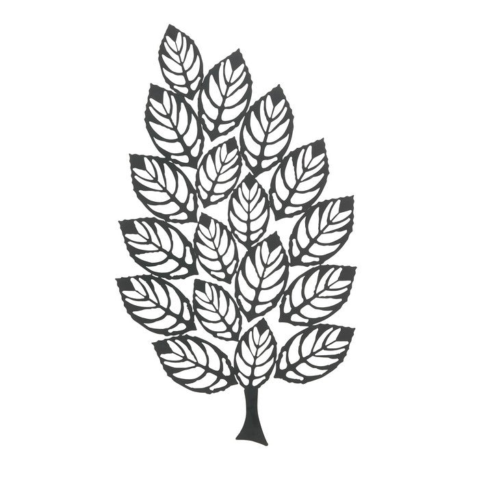 Wonderfully Styled Metal Leaf WallDecor