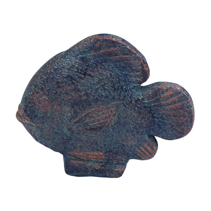 Durable Ceramic Fish with Feng Shui Power and Rugged Look